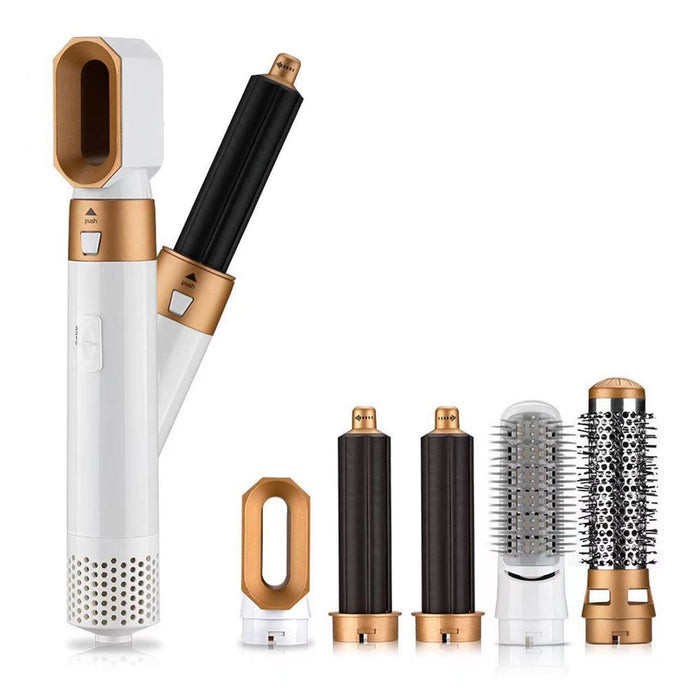 5-in-1 Hot Air Styling Brush | Curling Iron, Hair Dryer & More