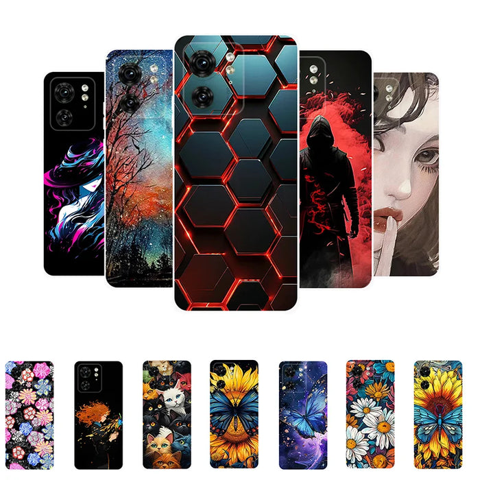 For Xiaomi Poco X7 Pro Case Poco X7Pro Cover 2025 Cool Cartoon Cat Flower Soft Silicone Phone Case For Poco X7 X 7 Pro Bumper