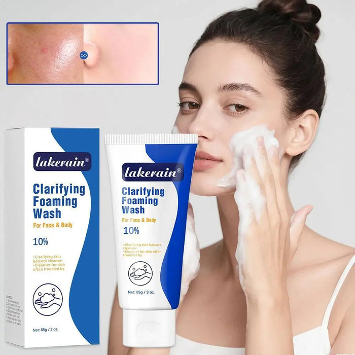 Foaming Wash Facial Cleanser Deep Cleaning Oil-Control Moisturizing Gentle Formula For Face Body Cleaning Skin Care Product
