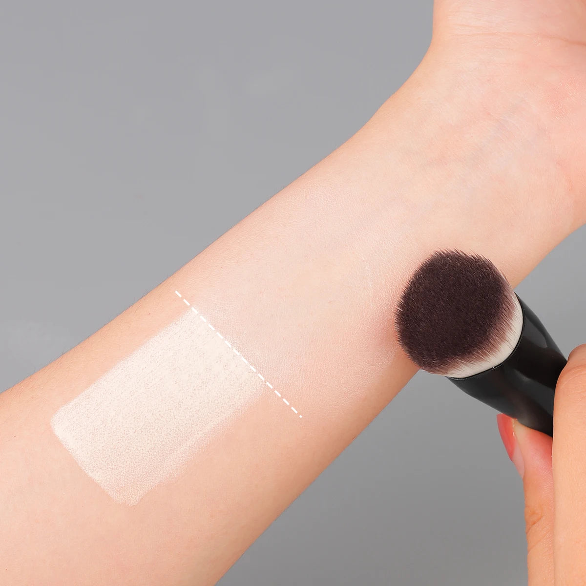 Makeup Brushes Foundation Concealer Angled Seamless Cover Synthetic Dark Circle Liquid Cream Cosmetics Contour Brush Beauty Tool