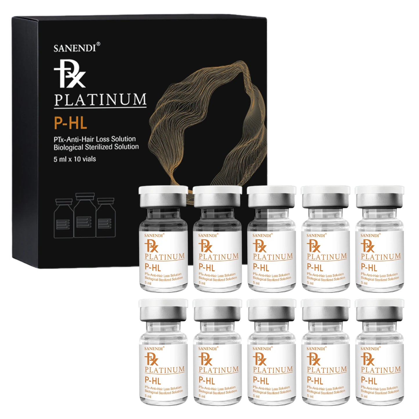Korean Hyaluronic Acid Serum for Face Dermapen Anti-aging Moisturizing Skin Care Brighten Repair Essence 5MLx10Vials