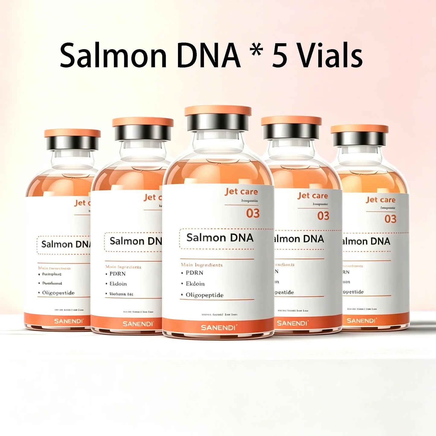 Wholesale Salmon DNA PDRN Face Serum AOxygen Spray Der.pen Kit Jet peeling Beauty Salon Korean Skin Care 5 10 Bottles Seti