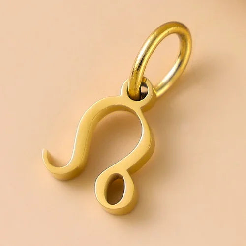 10PCS Stainless Steel Star Zodiac Sign 12 Constellation Pendant Accessories for Necklace Women Man Jewelry Gifts Wholesale