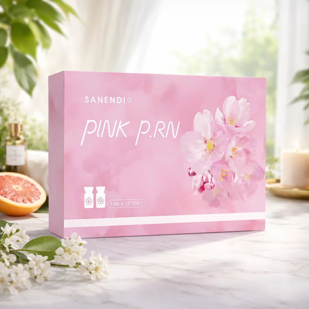 Sanendi Pink PDRN Serum Cocktail Face Care Essence Liquid Solution Smoothing Korean Skin Care 2026 Beauty Productc 5ml*10 vials