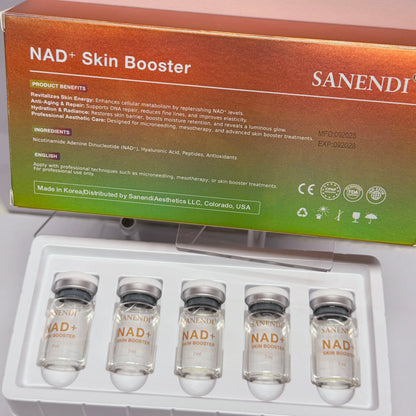 Sanendi NAD+ Korea Skincare Product Complex Essence for light texture And Transparent-Feel Daily Care Essence Set 7mlx5 Vials