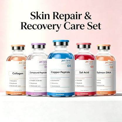 Wholesale Salmon DNA PDRN Face Serum AOxygen Spray Der.pen Kit Jet peeling Beauty Salon Korean Skin Care 5 10 Bottles Seti