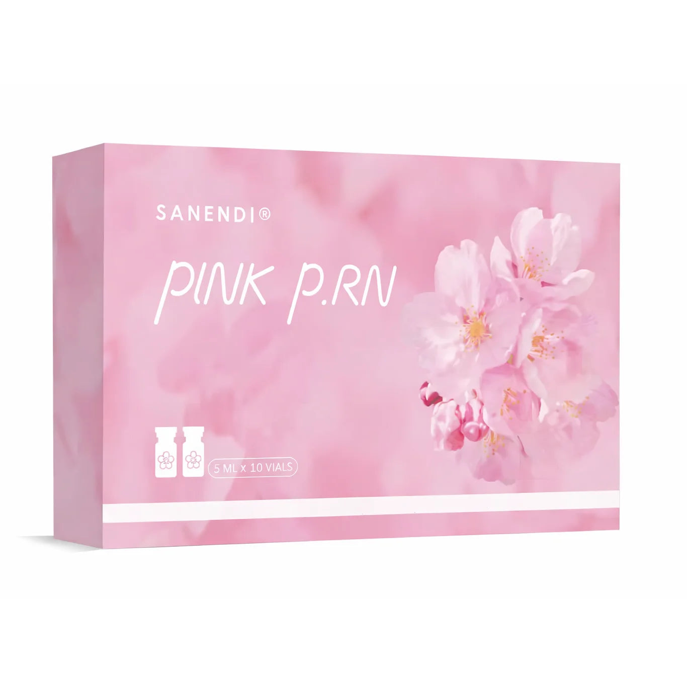 Sanendi Pink PDRN Serum Cocktail Face Care Essence Liquid Solution Smoothing Korean Skin Care 2026 Beauty Productc 5ml*10 vials