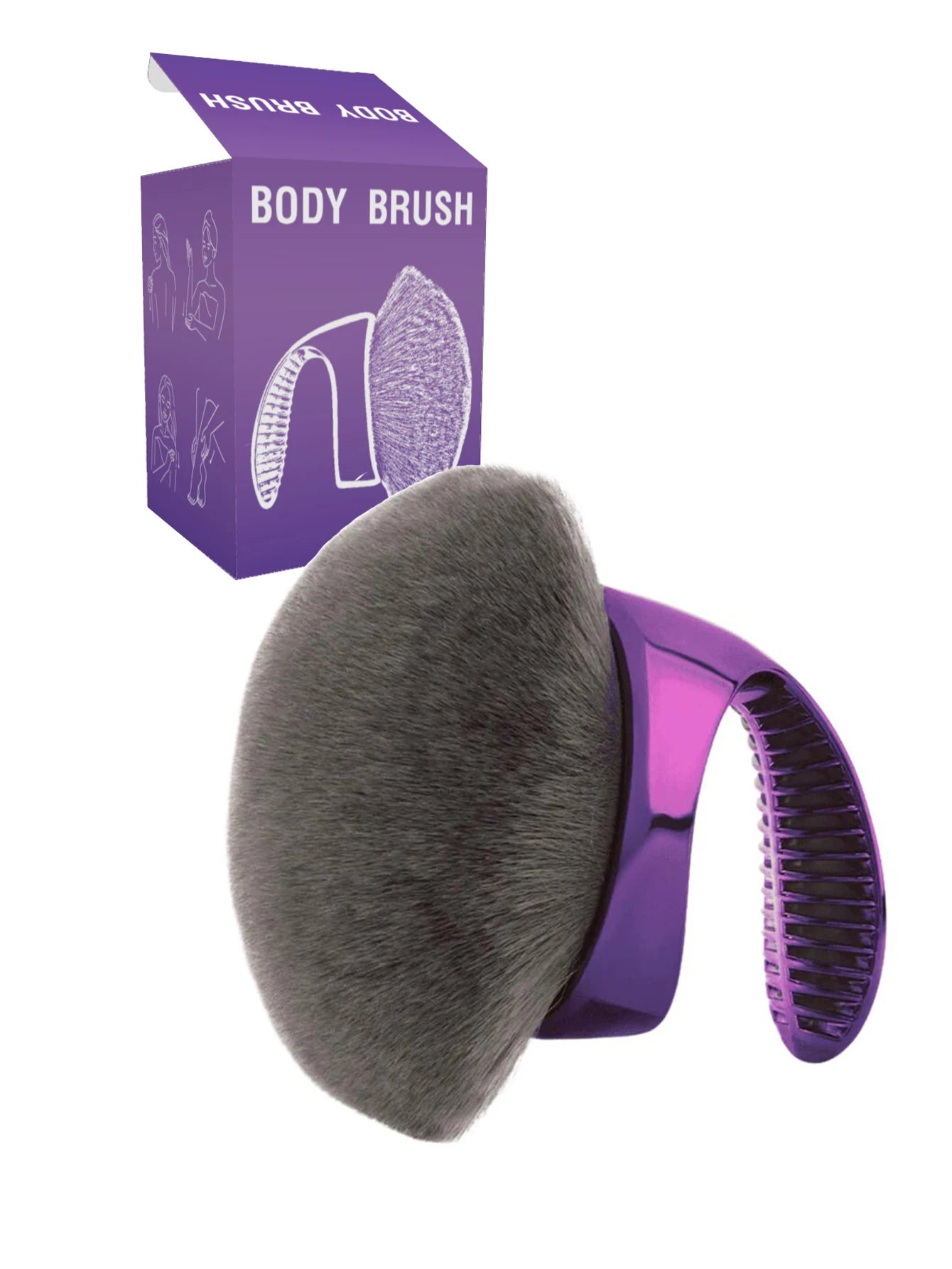 Beauty Blend & Blur Body Kabuki Brush Extra Large Vegan Bristles Self Tanner Brush Professional Blending Applicator Foundation