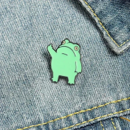 Mood Conversion Brooch Sliding Social Metal Badge Women's  Accessories  Pin Facial Expression Emotion My Social Power Badges Pin