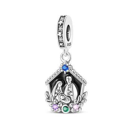 Original 925 Sterling Silver Charm Beads Classic Cross Bible Guardian Angel Charms Pendants For Bracelet DIY Birthday Jewelry