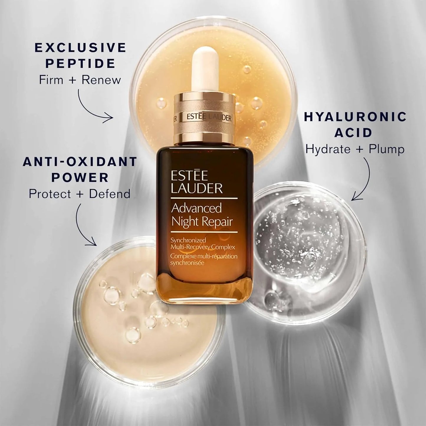 Estee Lauder Advanced Night Repair Synchronized Multi-Recovery Complex 100ml/3.4oz, Original Skincare for Women/Men, Beauty Care