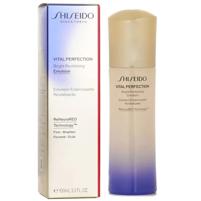 Shiseido Vital Protection Bright Revitalizing Emulsion 100ml, Original Skincare, Beauty Luxury Skin Care