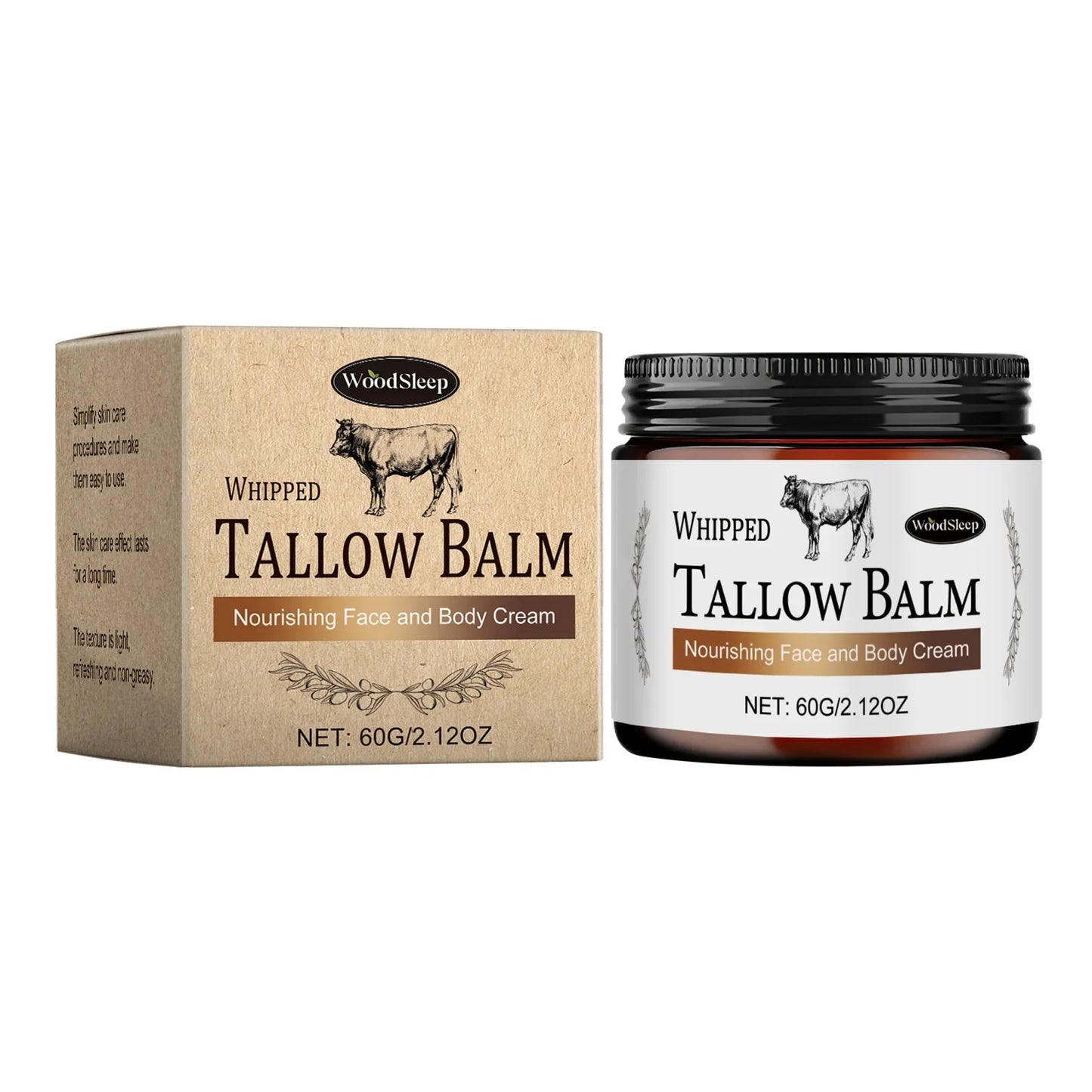 Cow Fat Moisturizing Cream Moisturizes and Nourishes The Skin, Suitable for All Skin Types To Repair The Skin's Hydration State