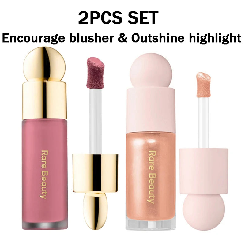 Rare Beauty Soft Pinch Liquid Blush Hope Love Virtue Happy Wonder Worth Silky and Glides On Smoothly Long Lasting Plump Makeup