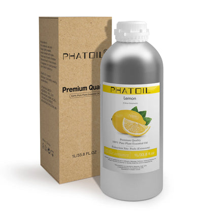 PHATOIL 1000ml Pure Essential Oil For Skin Care Spearmint Bergamot Lavender Eucalyptus Lemongrass Aromatherapy Essential Oils