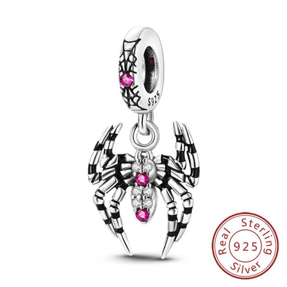 Hot 925 Sterling Silver Charm Beads Butterfly Dragonfly Firefly Charms Fit Original Bracelets DIY Jewelry For Women Gift