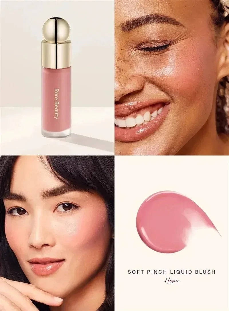 Rare Beauty Soft Pinch Liquid Blush Suitable Cheeks Waterproof and Long-Lasting Plump Suitable All Skin Color Natural Cosmetic