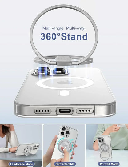 EWA MagOne 3rd MagSafe Phone Stand Magnetic Phone Ring Holder Kickstand Magnet Grip for All Phone  Holder