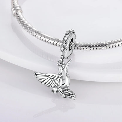 Hot 925 Sterling Silver Charm Beads Butterfly Dragonfly Firefly Charms Fit Original Bracelets DIY Jewelry For Women Gift