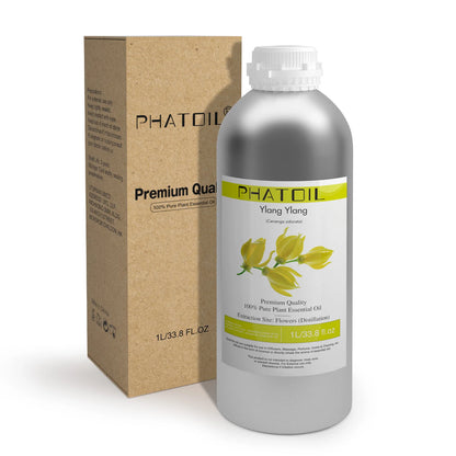 PHATOIL 1000ml Pure Essential Oil For Skin Care Spearmint Bergamot Lavender Eucalyptus Lemongrass Aromatherapy Essential Oils