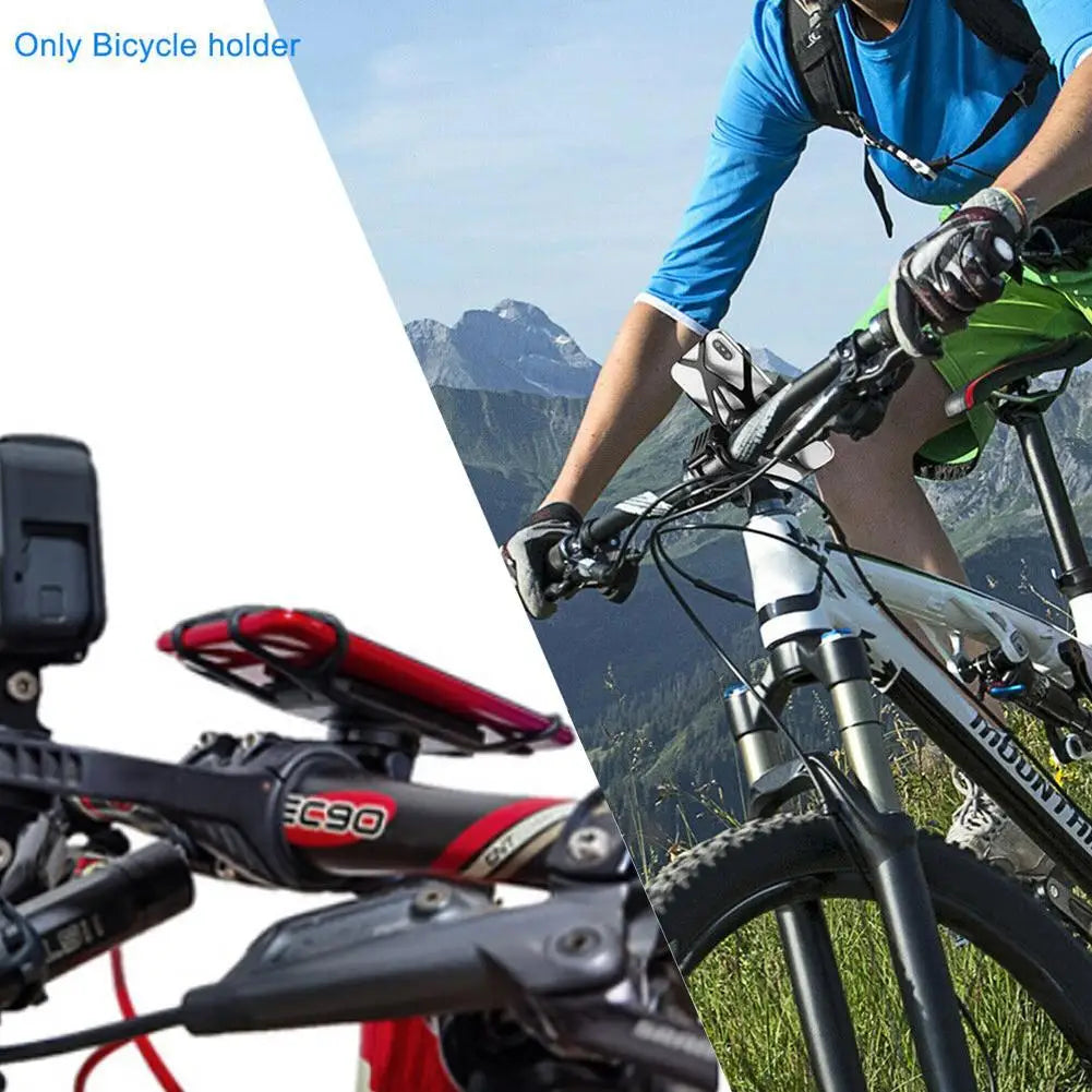1Pc For Sram Garmin Bicycle Mobile Holder Bike Phone Holder Mount Bicycle Phone Mobile Silicone Holder Motorcycle Shockproof