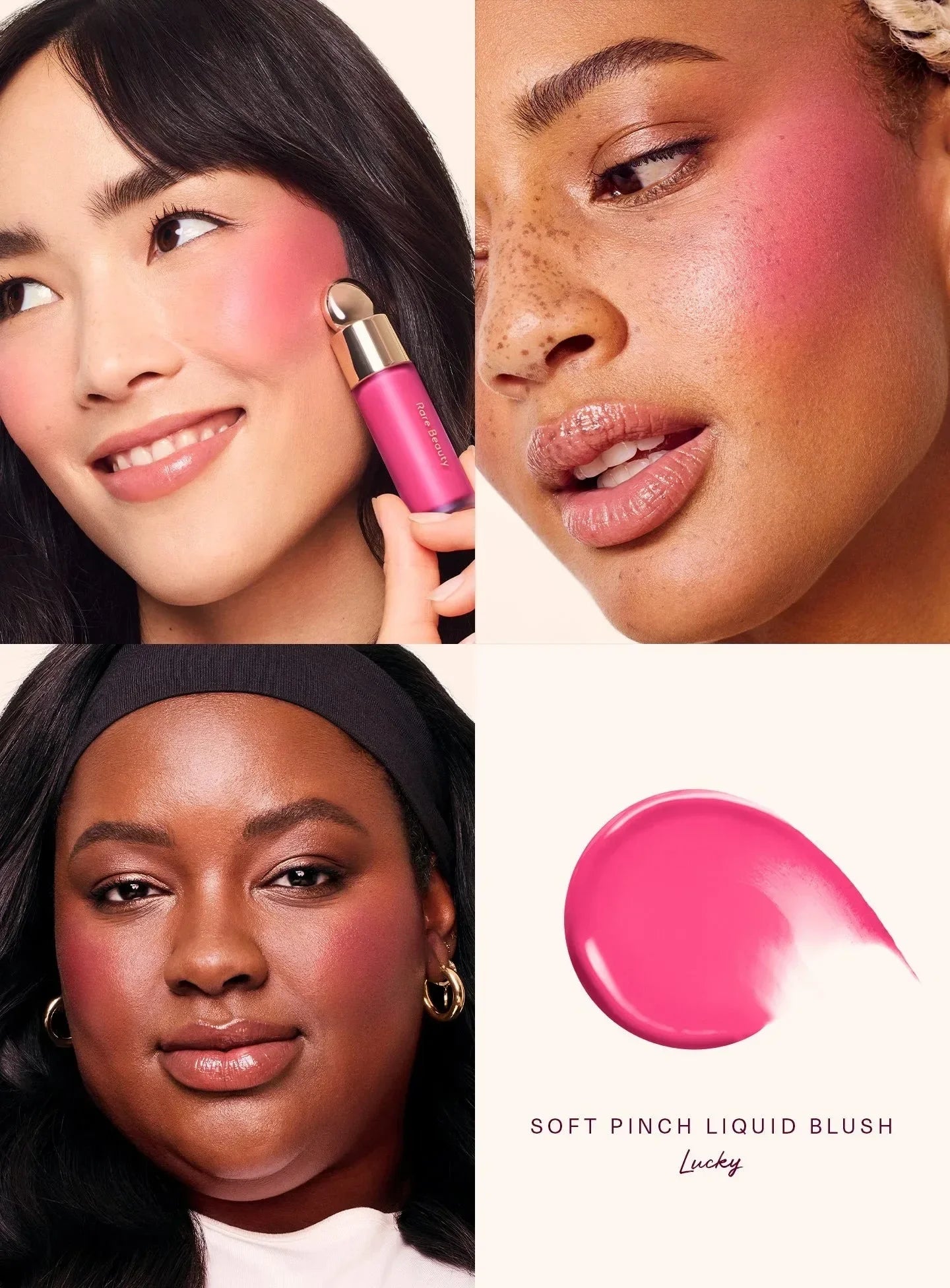 Rare Beauty Hope Grateful Happy Joy Lucky Love Encourage Believe Virtue Worth Blush  Plump Seamless Long Lasting Seamless Makeup