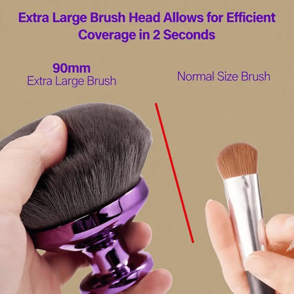 Beauty Blend & Blur Body Kabuki Brush Extra Large Vegan Bristles Self Tanner Brush Professional Blending Applicator Foundation
