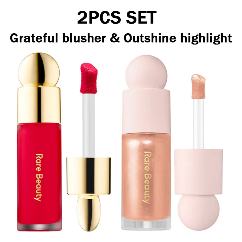 Rare Beauty Soft Pinch Liquid Blush Hope Love Virtue Happy Wonder Worth Silky and Glides On Smoothly Long Lasting Plump Makeup