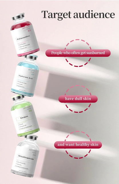 5bottles/Set Salmon DNA Facial Serum Anti Aging Oxygen Spray Dermapen Kit Jet Care Peeling Beauty Salon Skin Care Wholesale