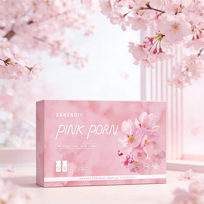 Sanendi PDRN Pink Cocktail Salmon DNA Facial Serum For Dermapen Face Glowing Hyaluronic Acid  Korean Skin Care 5mlX10vials