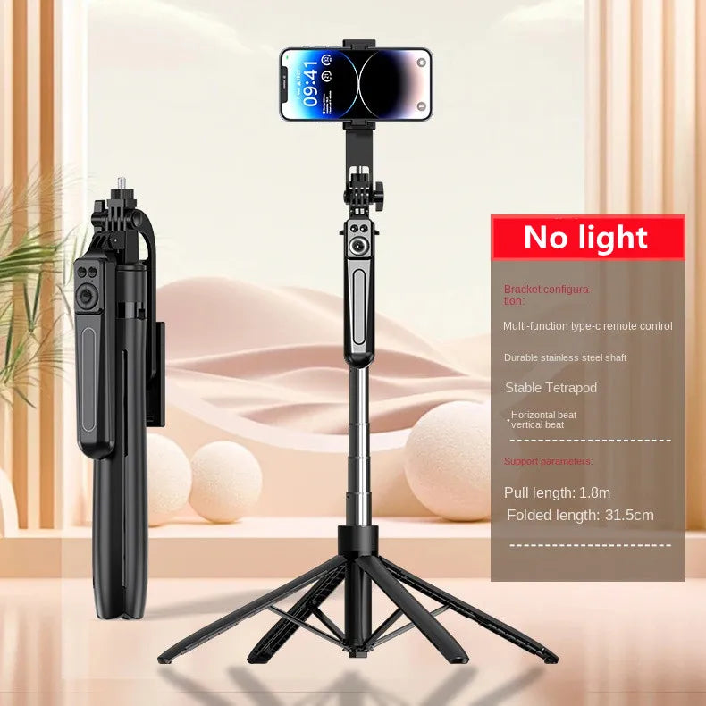 COOL DIER New Tripod for Smartphone Camera,Tripods Stand with Bluetooth Shutter,Wireless Selfie Stick Brackets with Phone Holder
