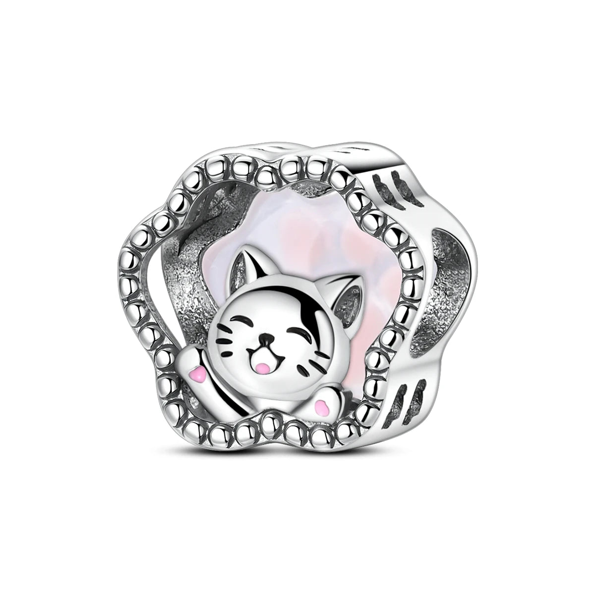 New Charms 925 Sterling Silver Cat Claw Perfume Beads For Original Bracelet Pendant Diy Fashion  Jewelry