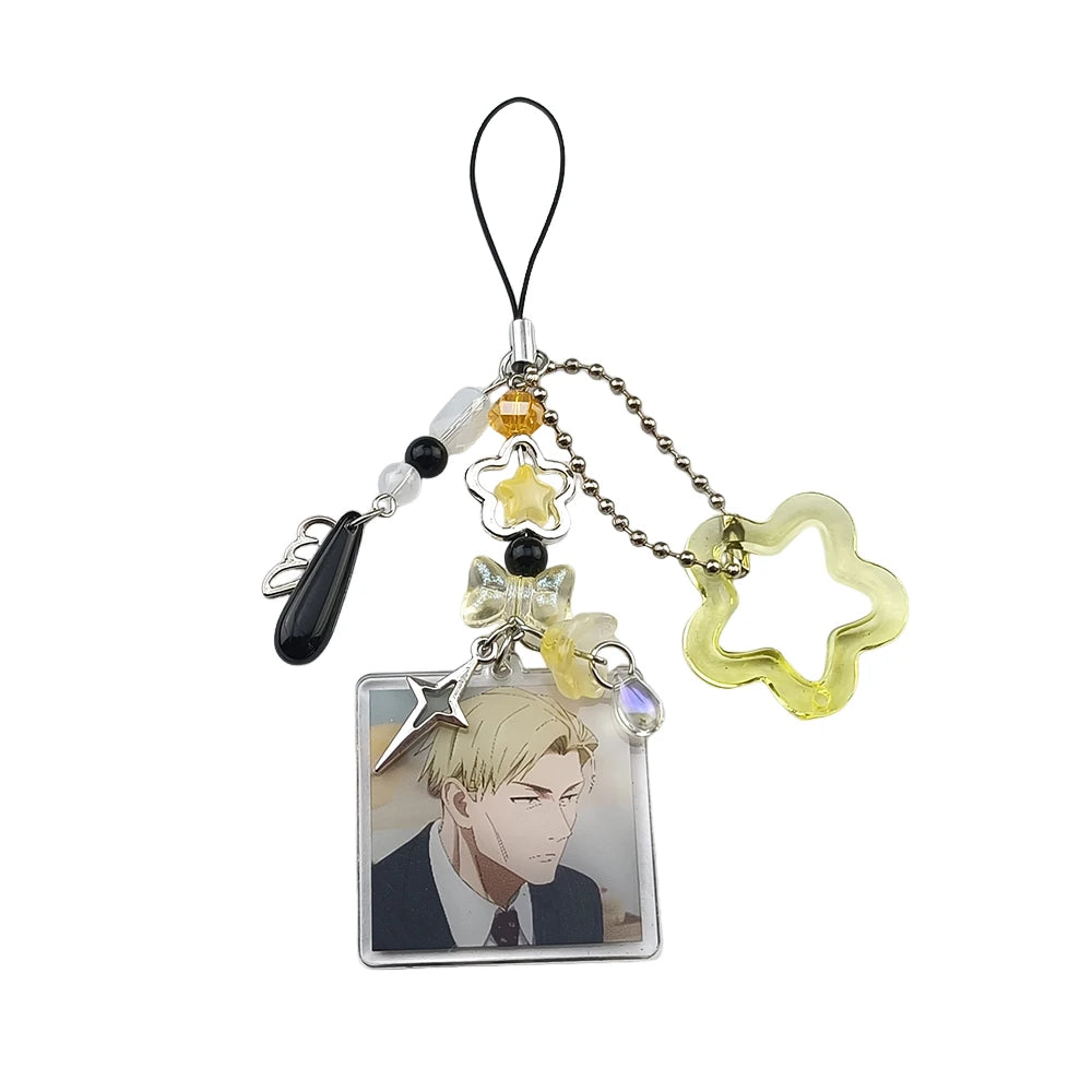 Anime Handmade Jujutsu Inspired Keychains Gojo Phone Bag Accessories Charm Party Gift For Boy and Girl Fans