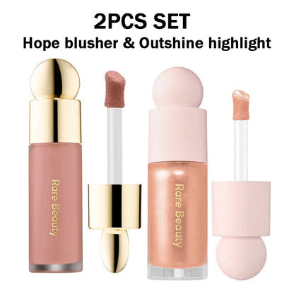 Rare Beauty Soft Pinch Liquid Blush Hope Love Virtue Happy Wonder Worth Silky and Glides On Smoothly Long Lasting Plump Makeup