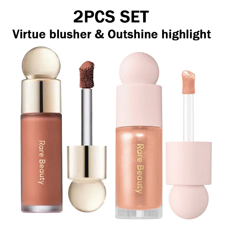 Rare Beauty Soft Pinch Liquid Blush Hope Love Virtue Happy Wonder Worth Silky and Glides On Smoothly Long Lasting Plump Makeup