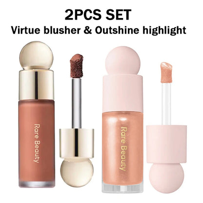 Rare Beauty Soft Pinch Liquid Blush Hope Love Virtue Happy Wonder Worth Silky and Glides On Smoothly Long Lasting Plump Makeup