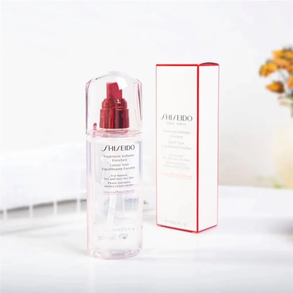Shiseido Treatment Softener Enriched Lotion 150ml, Smoothing, Hydrating Softener, for Normal, (Very) Dry Skin, Beauty Skin Care