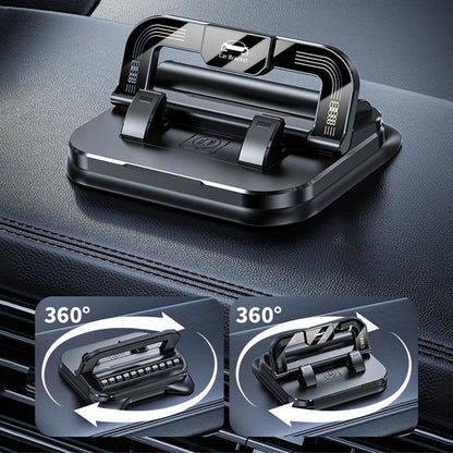 SEAMETAL Car Phone Mount Anti Slip Silicone Dashboard Phone Holder 360-Degree Free Rotation Universal Head-Up Navigation Holder