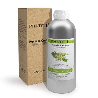 PHATOIL 1000ml Pure Essential Oil For Skin Care Spearmint Bergamot Lavender Eucalyptus Lemongrass Aromatherapy Essential Oils