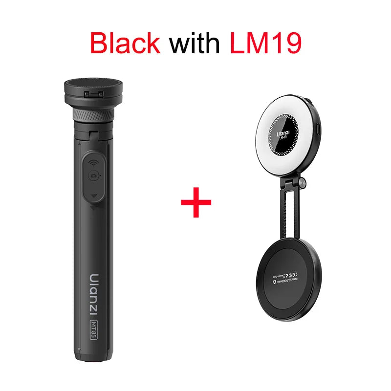Ulanzi MT-85 Automatic Phone Tripod Magsafe Selfie Stick for iPhone 17 16 15 Pop Open Tripod Floor Stand for Outdoor Travel Vlog