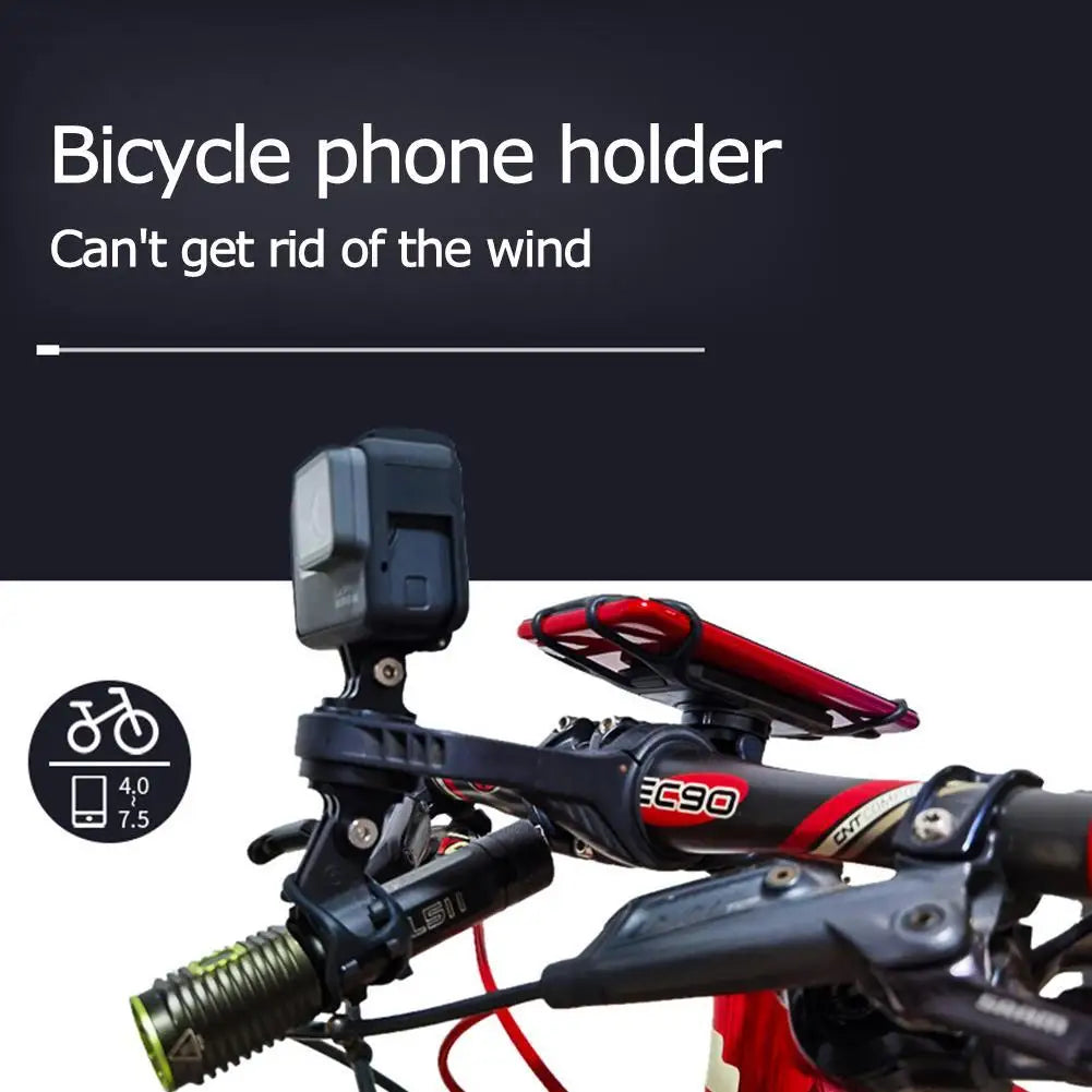 1Pc For Sram Garmin Bicycle Mobile Holder Bike Phone Holder Mount Bicycle Phone Mobile Silicone Holder Motorcycle Shockproof