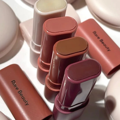 New Rare Beauty 4 Color Butter Lip Balm Lasting Moisturize Plumping Lip Gloss Makeup Cosmetic Easygoing Loved Uplifting Friendly
