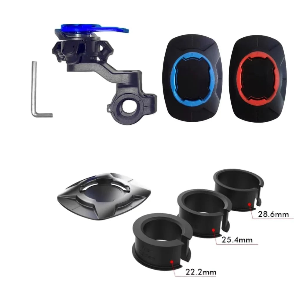 360° Rotatable Fully Adjustable Universal Phone Holder Shockproof Motorcycle & Bicycle GPS Navigation Mount for All Smartphones