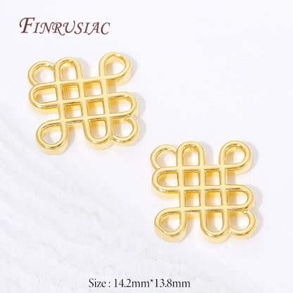 Connectors For Jewerly 18K Gold Plated Brass Connectors For Bracelets Accessories DIY Jewelry Making Supplies,Earrings Findings