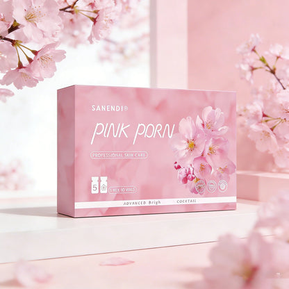 Sanendi PDRN Pink Cocktail Salmon DNA Facial Serum For Dermapen Face Glowing Hyaluronic Acid  Korean Skin Care 5mlX10vials