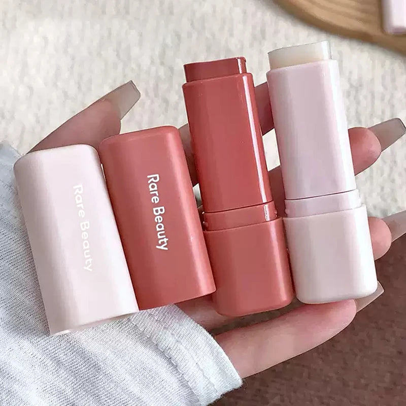 New Rare Beauty 4 Color Butter Lip Balm Lasting Moisturize Plumping Lip Gloss Makeup Cosmetic Easygoing Loved Uplifting Friendly