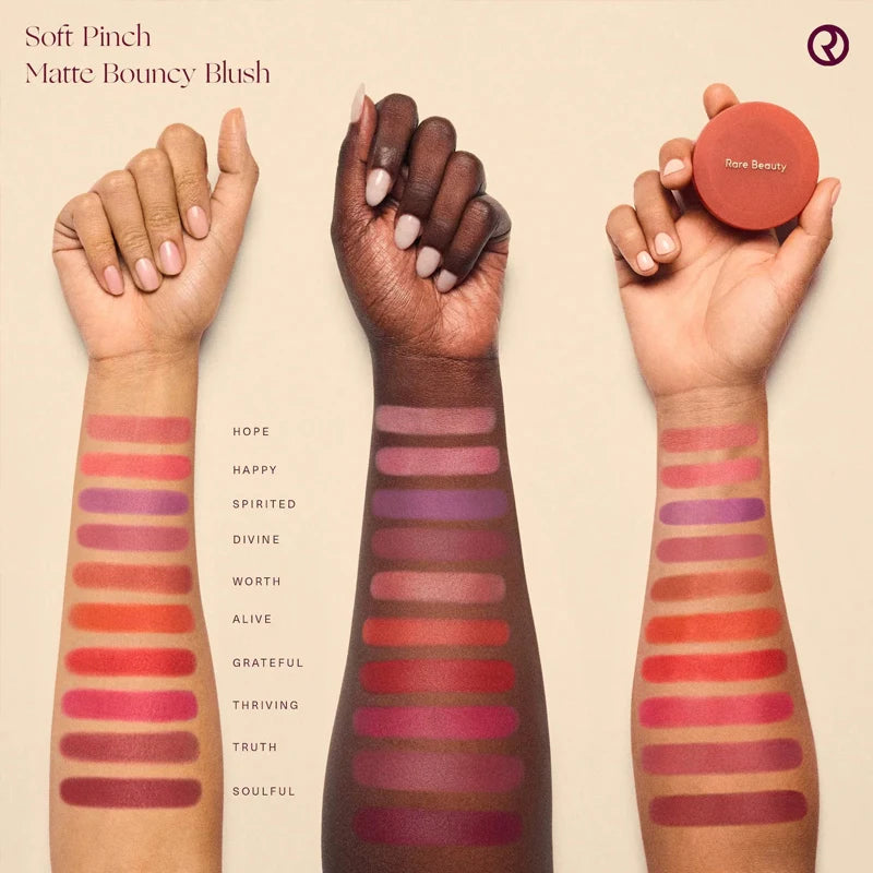 Rare Beauty Soft Silky Blush Powder Waterproof Long-Lasting Natural Glow Easy Blend Face Makeup Daily Cosmetics for Women Beauty