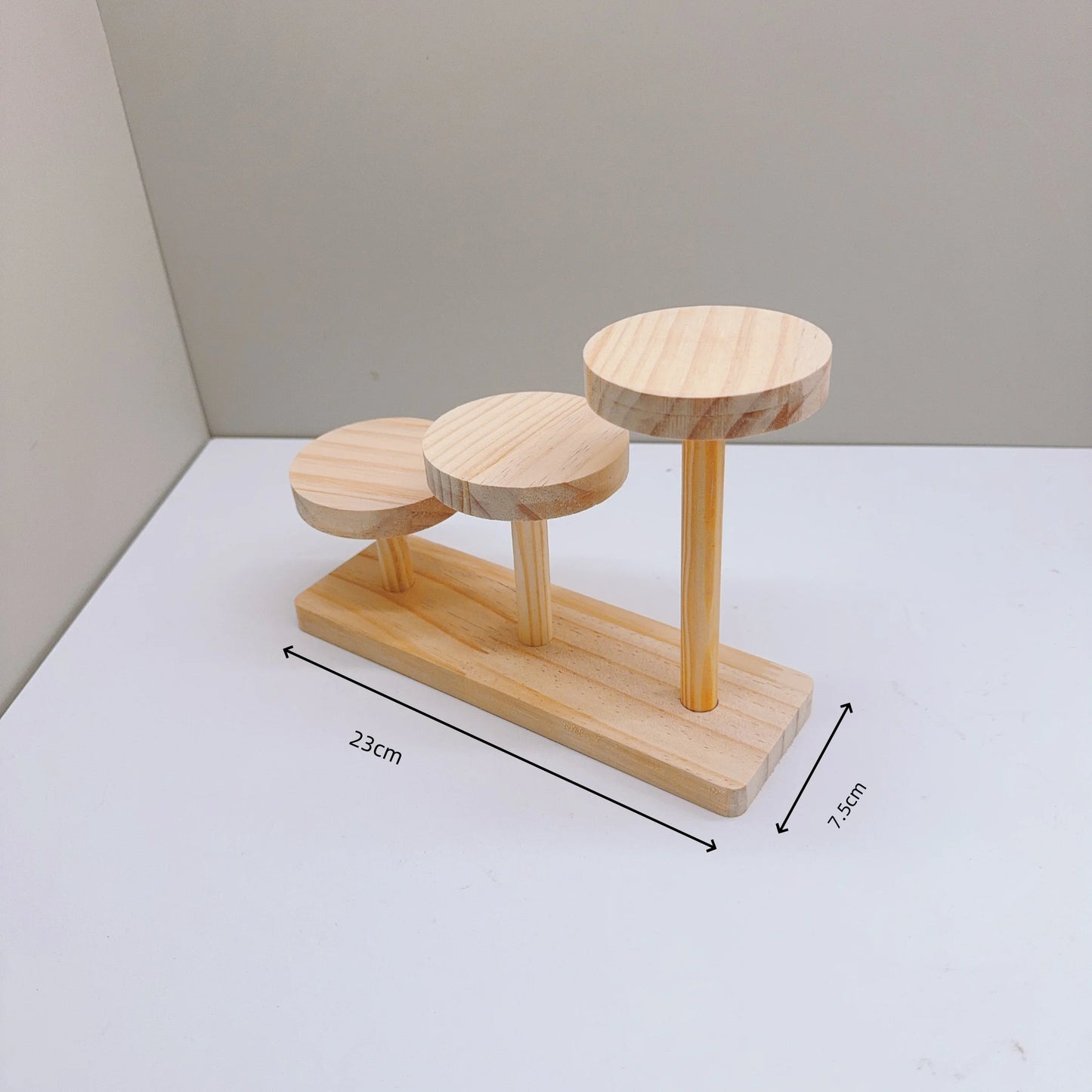 Wooden display rack with storage rack - Multi-layer storage box for jewelry.superior plants - for jewelry bead display