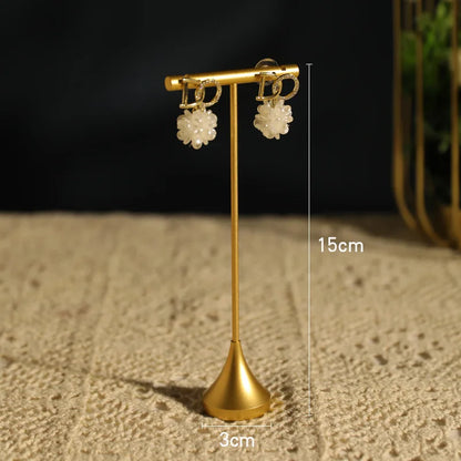 Retro Picture Frame Shape Jewelry Display Stand Earrings Necklace Organizer Rack Jewelry Counter Showcase Props