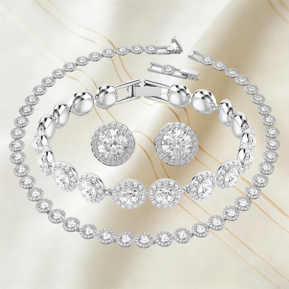 2026 Elegant Charming Jewelry, Inlaid with Sparkling Zirconia for Daily Wear & Special Occasions, Add Sparkle To Your Look